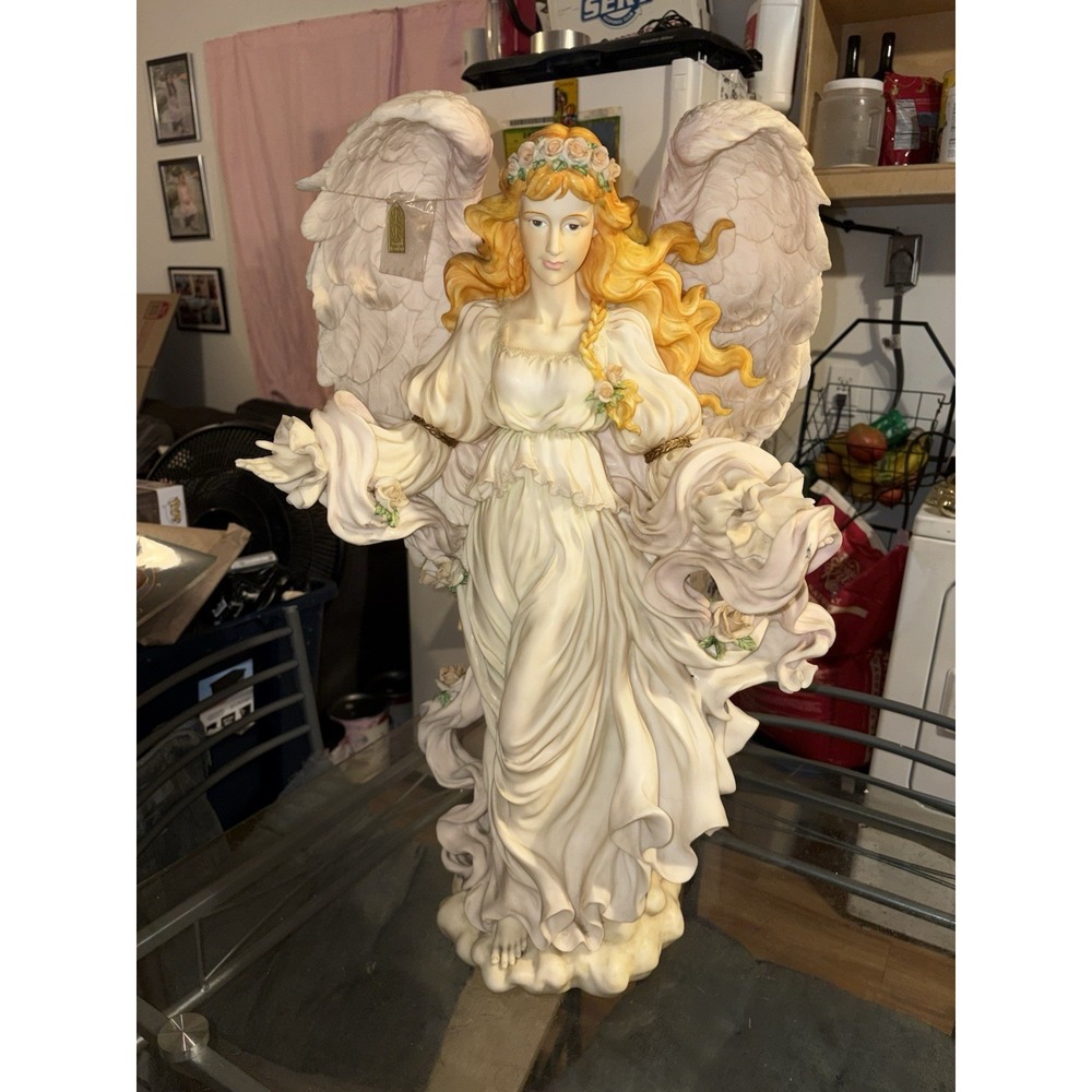 Seraphim Classics Alyssa Nature's Angel 1999 Roman Inc Large 27" Figurine 81773